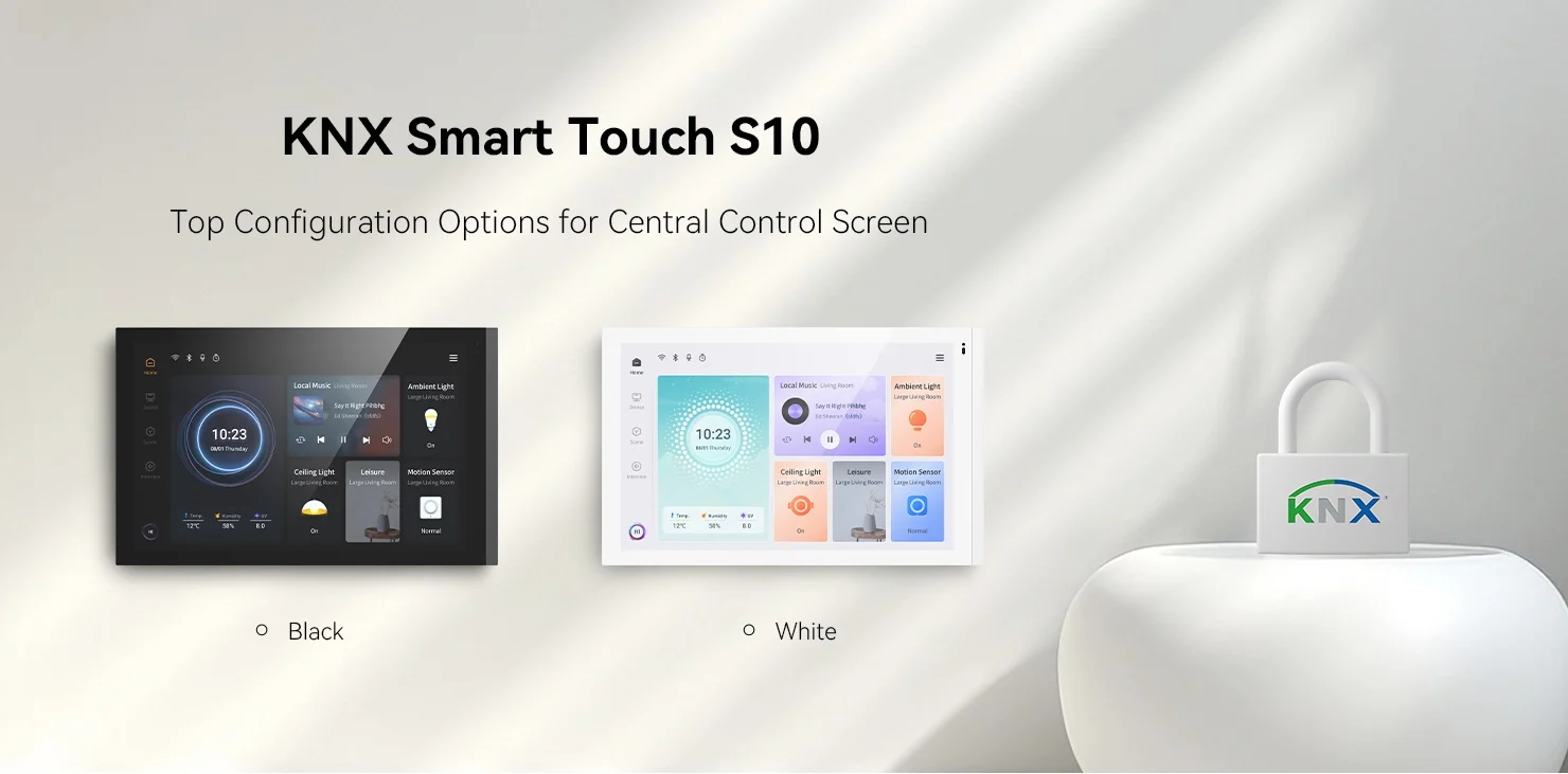 معرفی تاچ پنل هوشمند GVS مدل S10 | کنترل پیشرفته KNX در یک دستگاه
