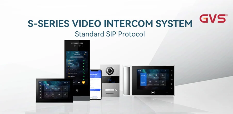 درب بازکن تصویری هوشمند GVS | اتصال به سیستم KNX و کنترل از راه دور Smart Intercom